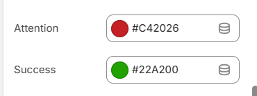 newsletter popup support colors